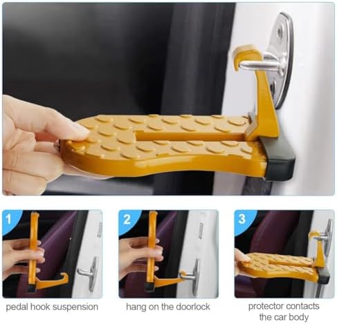 Car Door Step, Folding Aluminum Alloy Step - Image 4