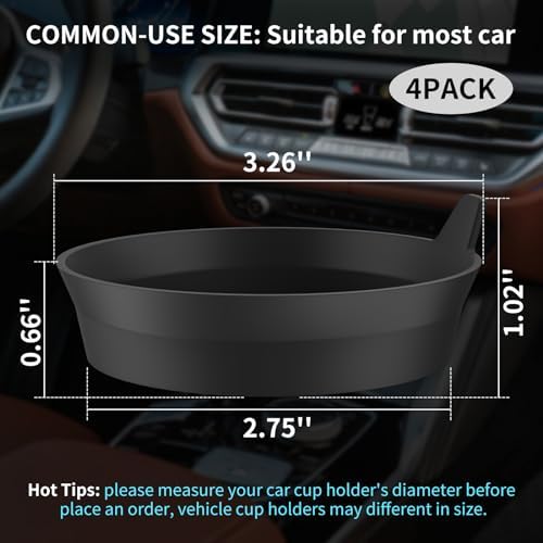 ME.FAN Car Cup Coasters Silicone Cars Coasters - Image 2