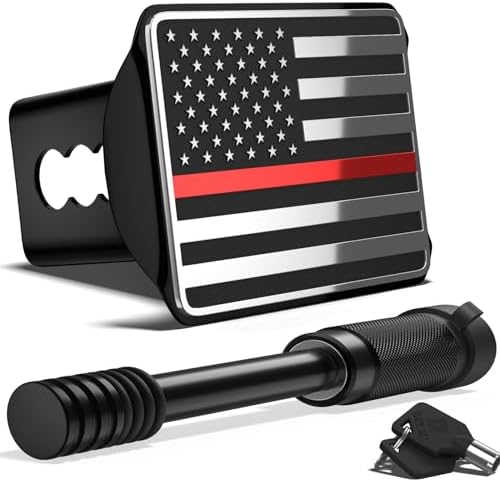 OGYE Heavy American Flag Metal Trailer Hitch Cover by OGYE