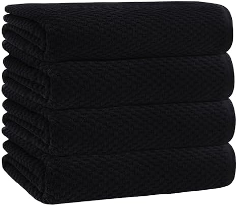 COTTON CRAFT Euro Spa Waffle Weave Bath Towels by COTTONCRAFT