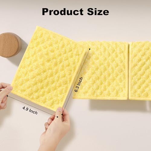 JOYMOOP Microfiber Cleaning Cloth, 6 Piece Set, Extra Small - Image 3