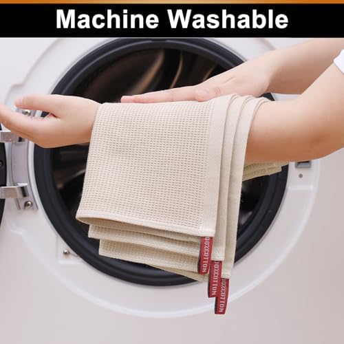 Homaxy 100% Cotton Waffle Weave Dish Cloths, 6 Pack - Image 5