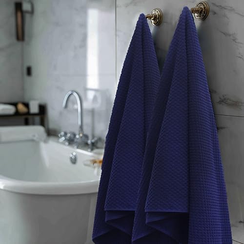 COTTON CRAFT Euro Spa Waffle Weave Bath Towels - Image 5