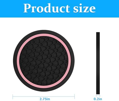 Mandark 2PCS 2.75 Inch Car Cup Holder Coasters - Image 2