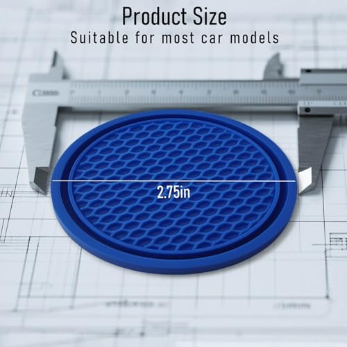 4-Pack Car Cup Holder Coasters - Image 3