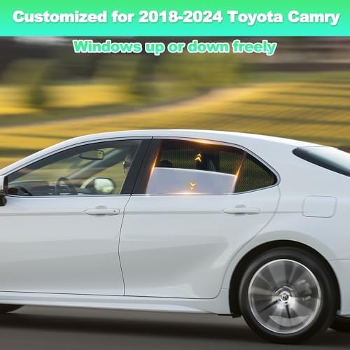 Camry Window Shades 2018-2024, Rear Side Mesh - Image 3