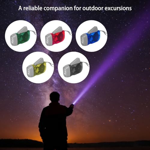 65 Pcs Hand Crank Flashlight No Battery Required Torch 3 LED Powerful Emergency - Image 4