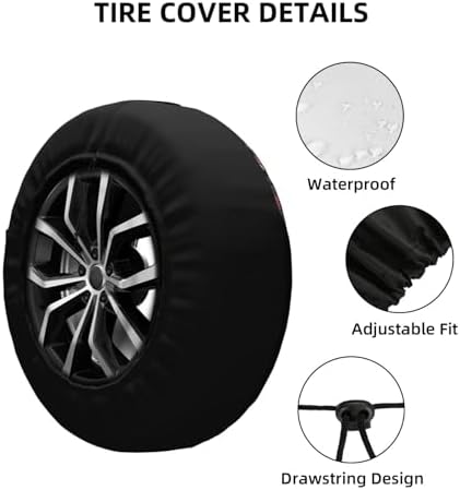 Wildflower Plant Spare Tire Cover Wheel Protectors - Image 4