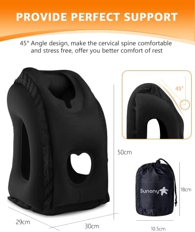 Sunany Travel Pillow, Inflatable Neck Pillow Used - Image 5