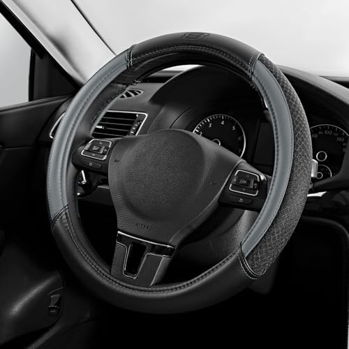 Skechers Air-Cooled Steering Wheel Cover, Leather Car Steering Wheel Cover by Unknown