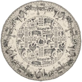 Farmhouse Cow Spare Tire Cover 15 Inch Vintage Chicken Wheel Tire Cover - Image 2