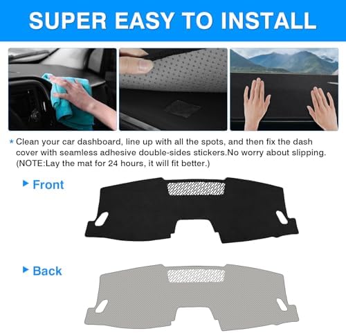 Autorder Dashboard Cover Mat for Honda Passport 2026 Accessories Dash Cover - Image 5