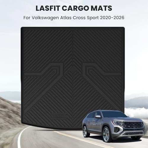 LASFIT Trunk Mat for Volkswagen Atlas Cross Sport 2020-2026, Custom Fit - Image 4