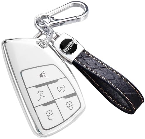 Montague Key Fob Cover for Chevy, Soft TPU Key Case for Silverado Tahoe Equinox by Unknown