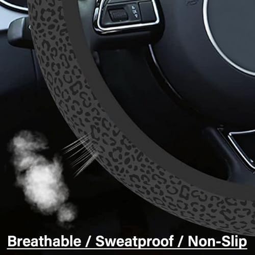 Leopard Print Steering Wheel Cover - Image 4