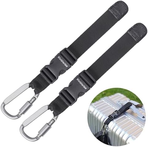 Luggage Straps, Add a Bag Luggage Strap Jacket Gripper Set, Luggage Straps by Vividwise