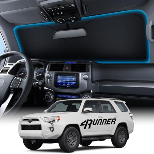 Wigoo for Toyota 4Runner Windshield Sunshade, Custom Fit, Keeps Car Cool by wigoo