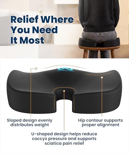Everlasting Comfort Doctor Recommended Memory Foam Seat Cushion - Image 3