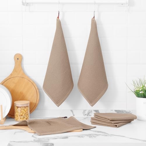 Kitinjoy 100% Cotton Waffle 12-Pack Kitchen Towels - Image 6