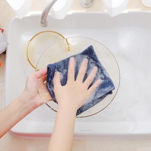 Homaxy 100% Cotton Waffle Weave Kitchen Dish Cloths 8-Pack - Image 4