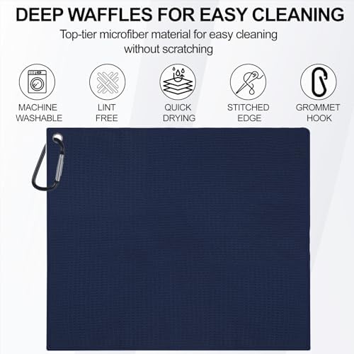 3 Pack 16" X 16" Golf Towels for Golf Bags - Image 7