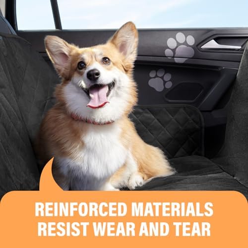 Active Pets Pink XL Dog Car Hammock Back Seat Cover, Waterproof Backseat Cover - Image 2