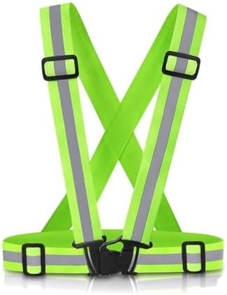 Reflective Vest Running Gear, 2-10Pack High Visible Safety VES by SAWNZC