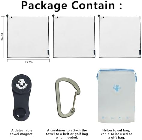 4Monster Golf Towels 3-Pack - Image 4