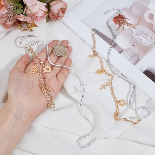 2pcs Car Hanging Ornaments Cute Alloy Flower Leaf Cross Pendants - Image 3