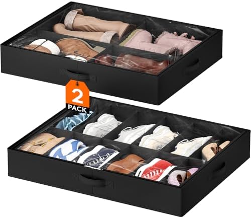 Lifewit Under Bed Shoe Storage Organizer, 1 Pack by Lifewit