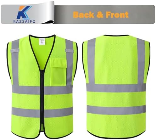 Hi Vis Reflective Safety Vest for Men - Image 6