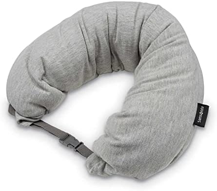 Samsonite Microbead 3-in-1 Neck Travel Pillow, Frost Grey, One Size by Unknown