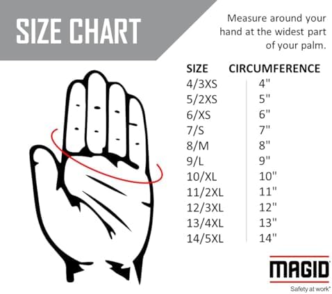 MAGID T-REX TRX400 Impact Gloves, Sandy Nitrile, 24 Pairs - Image 6