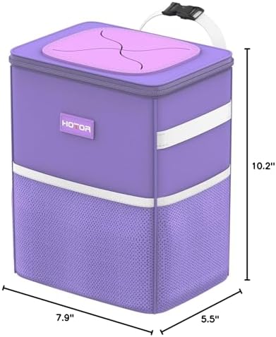 HOTOR Car Trash Can, Leakproof Car Organizer - Image 2