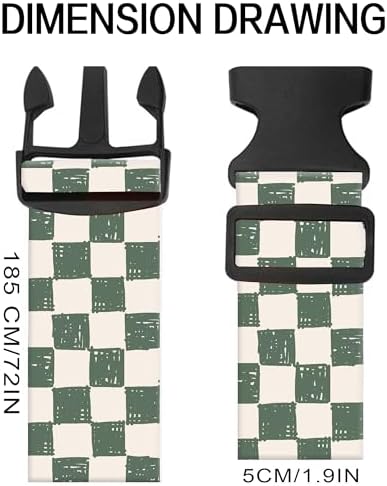 Luggage Straps for Suitcases, Adjustable Travel Belt, Durable Wide Luggage Strap - Image 2