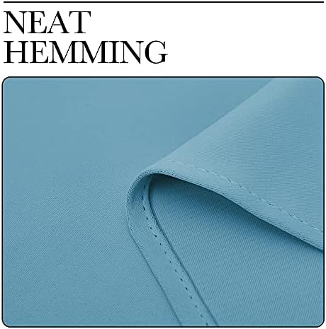 NICETOWN Blackout Curtains for Living Room 2 Panels 55" x 102" Teal Blue - Image 6
