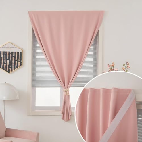 Portable Light Blocking Curtains Self-Stick Design, Removable Adhesive Window - Image 6