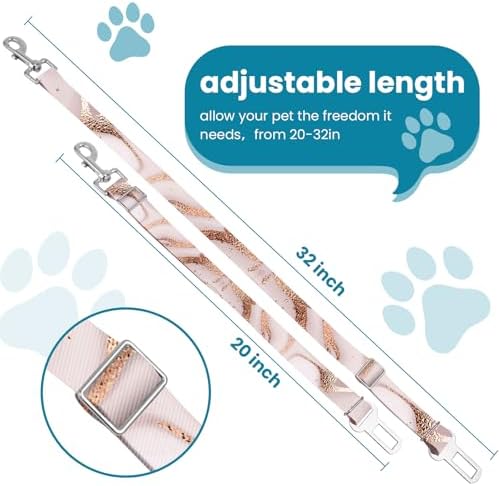 Adjustable pet cat and Dog car seat Belt，The Lanyard is Flexible and Adjustable - Image 2