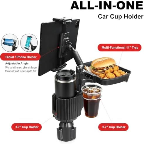 Car Large Cup Holder Expander, 5-in-1 Cupholder Extender - Image 3