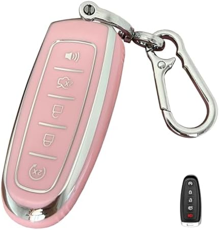 for Ford Key Fob Cover Smart Key Fob Shell by QIXIUBIA