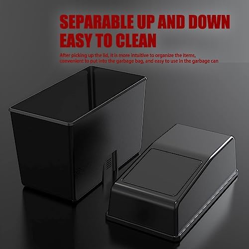 1 Pack Car Trash Can with Lid, 8.2" x 7.8" x 3.9" Capacity Universal Waterproof - Image 6