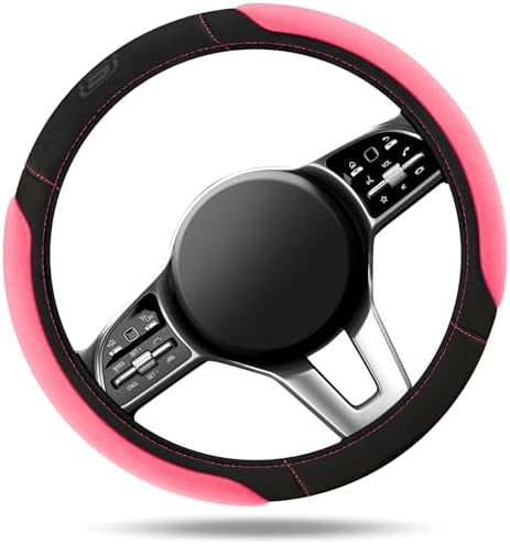 Skechers Pink Steering Wheel Cover, Memory Foam Car Steering Wheel Cover - Image 3