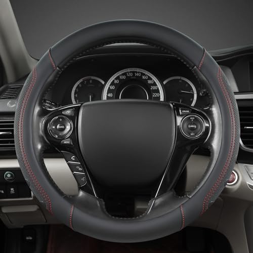 GIANT PANDA Microfiber Leather Steering Wheel Cover - Image 2