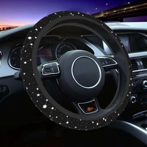 Constellation Stars Galaxy Steering Wheel Covers Non Slip Neoprene Steering by KUOAICY