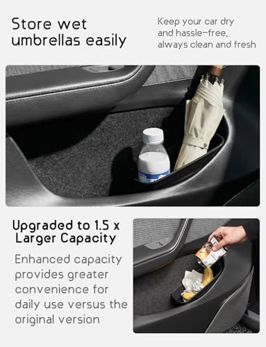 BMZX Car Trash Can Trash Bin, Mini Garbage Can Car Door TrashCan, Car - Image 5
