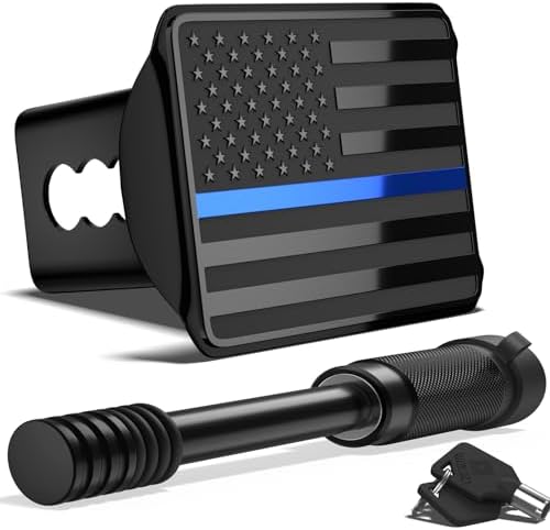 OGYE Heavy American Flag Metal Trailer Hitch Cover by OGYE