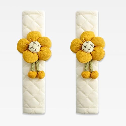 Amooca 2-Pack Braid Pattern Seat Belt Covers Shoulder Pads - Image 6