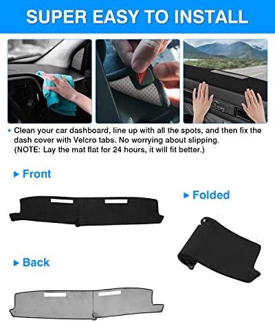 Autorder Dashboard Cover Mat for 1981-1991 Chevrolet Chevy C/K/R/V Series Blazer - Image 5