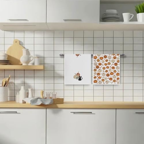 Fall Cat Kitchen Towels Set - Image 3