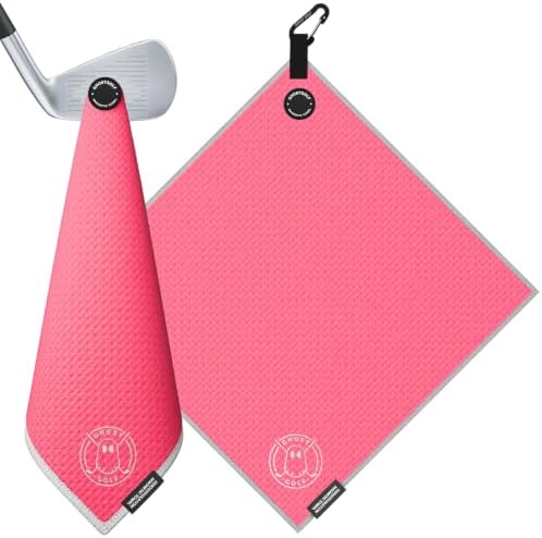 Ghost Golf Magnetic Towel, Ultra-Absorbent Microfiber Golf Towel by GhostGolf